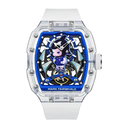 Mark Fairwhale FW-6780 LUXIUM - Men’s Automatic Skeleton Transparent Watch with Sapphire Crystal