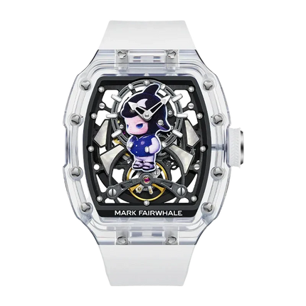 Mark Fairwhale FW-6780 LUXIUM - Men’s Automatic Skeleton Transparent Watch with Sapphire Crystal