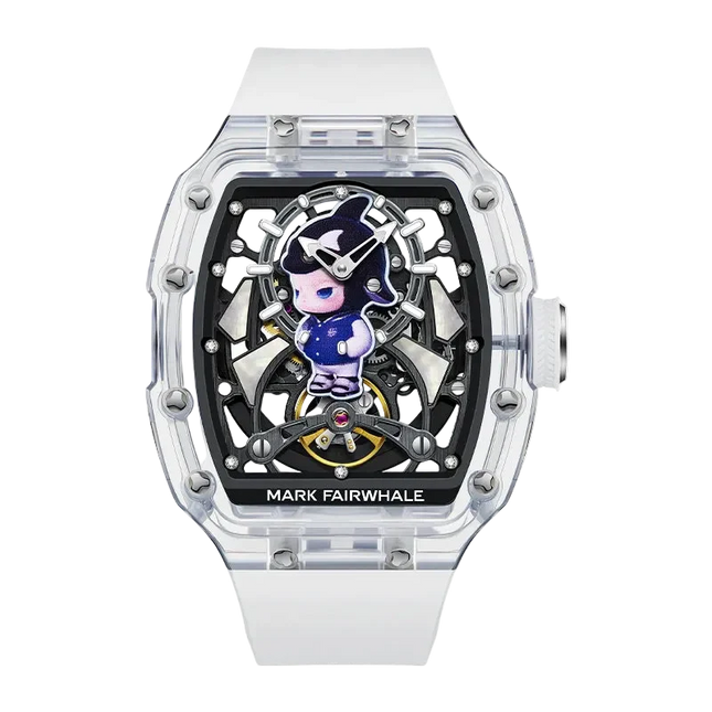 Mark Fairwhale FW-6780 LUXIUM - Men’s Automatic Skeleton Transparent Watch with Sapphire Crystal