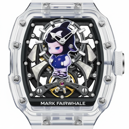 Mark Fairwhale FW-6780 LUXIUM - Men’s Automatic Skeleton Transparent Watch with Sapphire Crystal