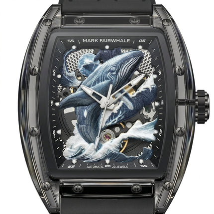 Mark Fairwhale FW-6880 VORTIGAN - Men’s Skeleton Tourbillon Automatic Watch