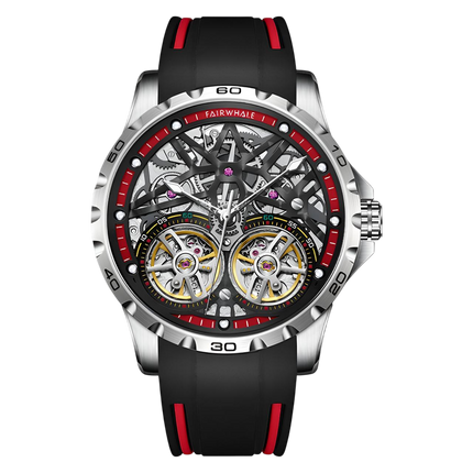 Mark Fairwhale FW-6210 DUALVEX - Men’s Dual Tourbillon Skeleton Automatic Watch