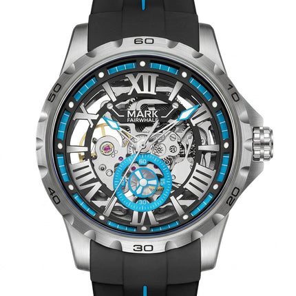 Mark Fairwhale FW-6007 CHRONOFLEX - Men’s Automatic Chronograph Watch with Silicone Strap