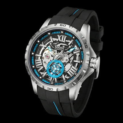 Mark Fairwhale FW-6007 CHRONOFLEX - Men’s Automatic Chronograph Watch with Silicone Strap