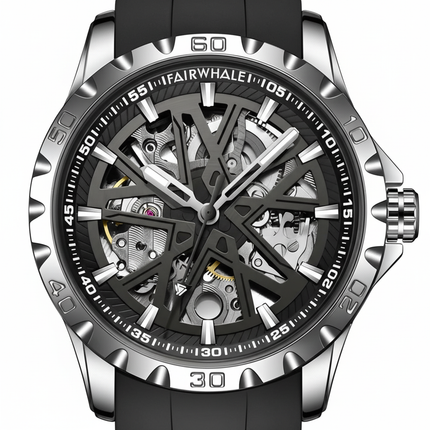 Mark Fairwhale  FW-6580 KANTRY – Men’s Skeleton Automatic Watch