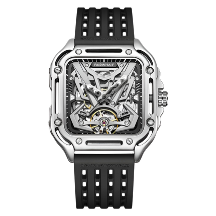 Mark Fairwhale FW-6530 ZEPHYROS - Skeleton Automatic Watch with Luminous Dial - Modern Design