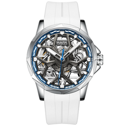 Mark Fairwhale FW-6800 AURENX - Men’s Semi-Skeleton Automatic Stainless Steel Watch