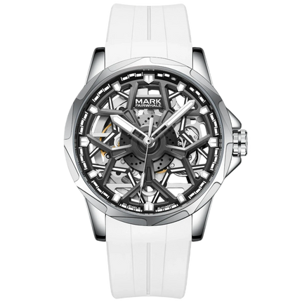 Mark Fairwhale FW-6800 AURENX - Men’s Semi-Skeleton Automatic Stainless Steel Watch