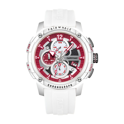 Mark Fairwhale FW-4360 REFUSIO - Men’s Sport Chronograph Watch with Silicone Strap