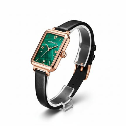 Mark Fairwhale Lady FW-3270 VERDIA – Women’s Retro Rectangle Quartz Watch
