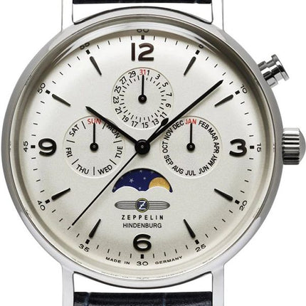 ZEPPELIN Men's Hindenburg Ltd Edition Moonphase Chronograph Watch
