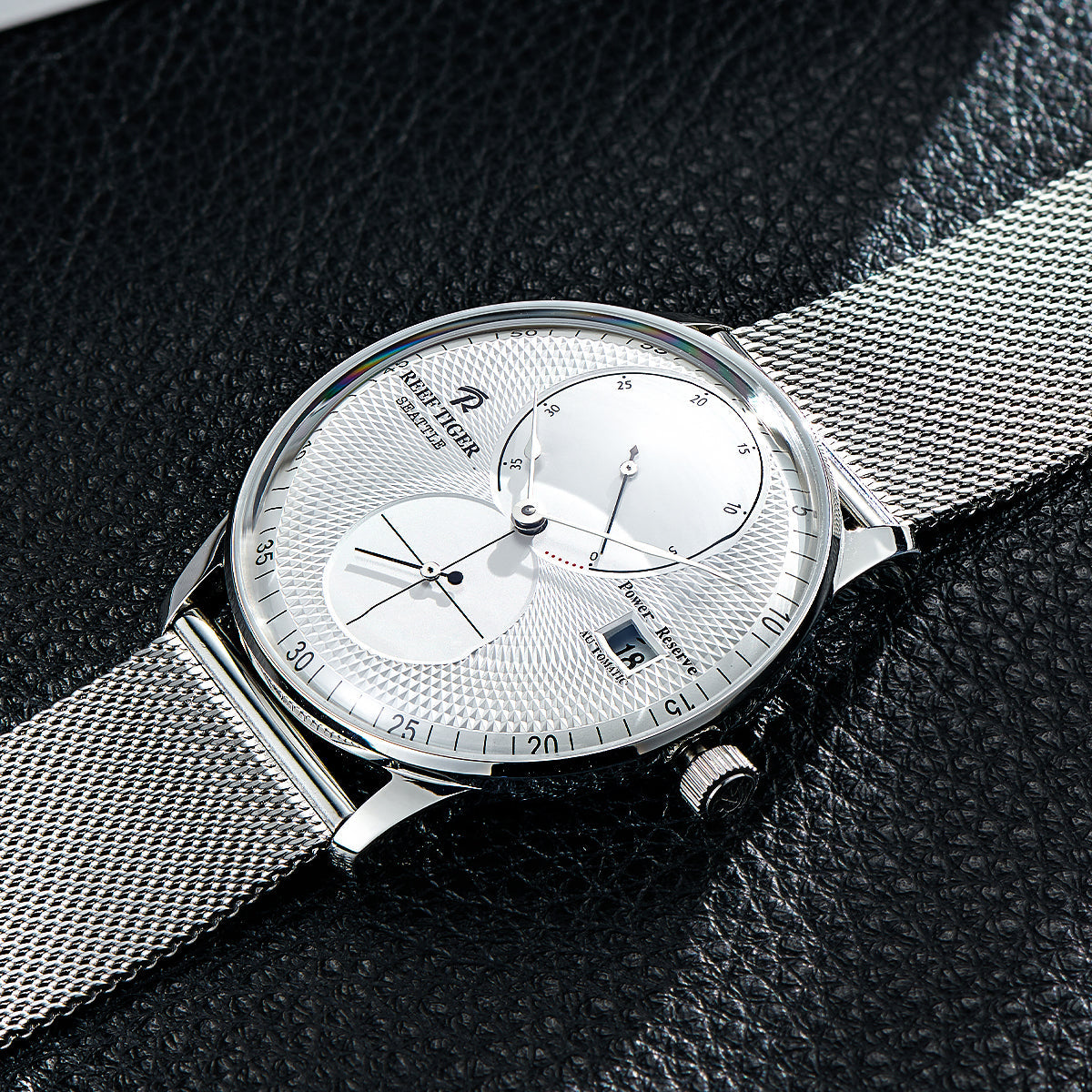 Reef Tiger Men's Seattle Navy 1 Series Automatic Watch image 6