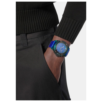 Versace Men's Iconic Watch Chronograph Active Green image 3