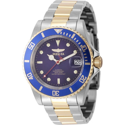 INVICTA Men's Pro Diver Ocean Voyage Automatic 40mm Oyster Bracelet Watch Two Tone/Blue image 0