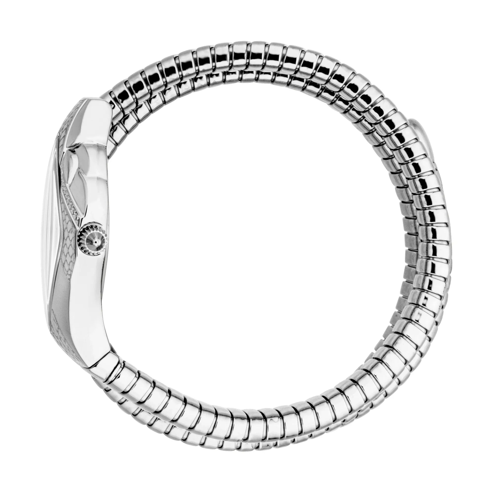 Just Cavalli Signature Snake Cristallo Silver image 2