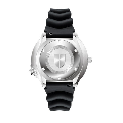 RIEDENSCHILD PRECISION INSRUMENTS GERMANY Divers Taucheruhr 1000m Helium Valve Watch Silver/Black image 6