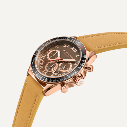 Tachymeter Turbo Rose Brown image 1