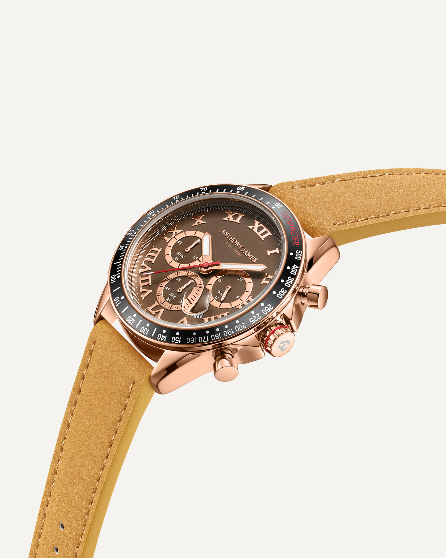 Tachymeter Turbo Rose Brown image 1