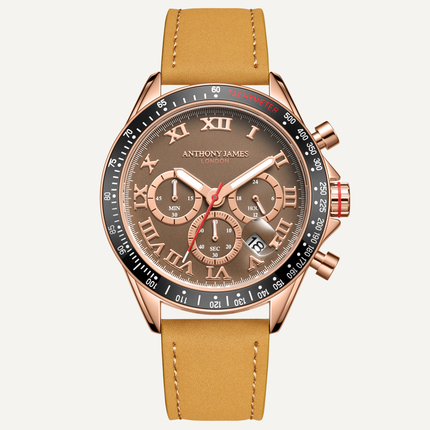 Tachymeter Turbo Rose Brown image 0