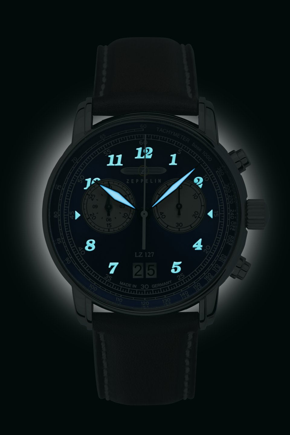 ZEPPELIN Men's LZ-127 Graf Zeppelin Chronograph Watch 86843 image 2