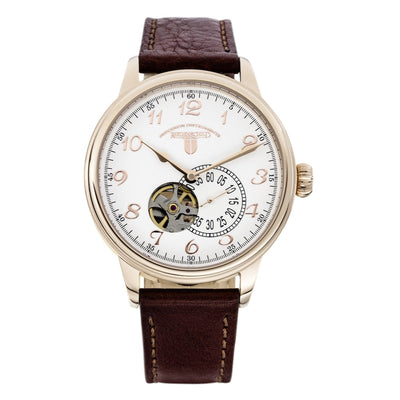 RIEDENSCHILD PRECISION INSRUMENTS GERMANY Automatic Reich II Power Reserve Watch Rose Gold image 0