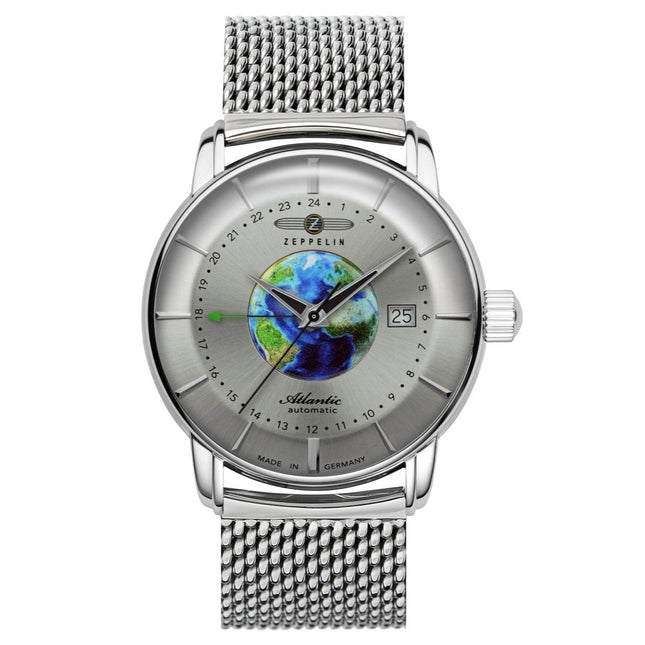 ZEPPELIN Atlantic Automatic GMT Date Watch Milanese Bracelet 8468M1 image 0