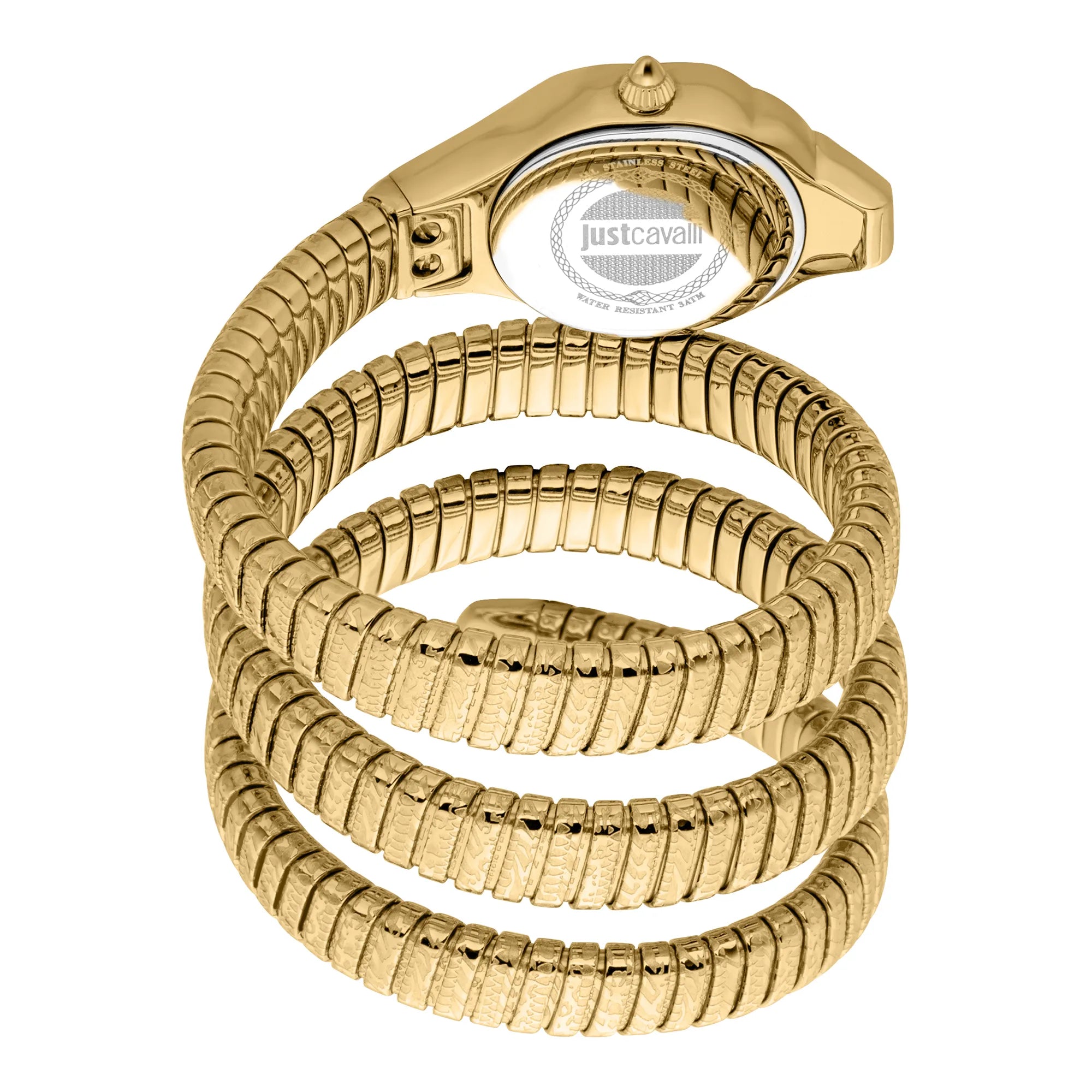 Just Cavalli Signature Snake Ravenna Yellow Gold Champagne image 1