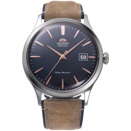 ORIENT Men's Automatic Bambino Leather Watch RA-AC0P02L image 0