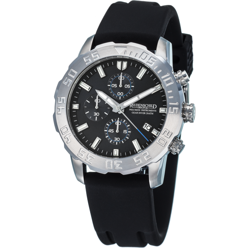 RIEDENSCHILD PRECISION INSTRUMENTS GERMANY Men's Gear Diver Seals Chrono Watch image 0