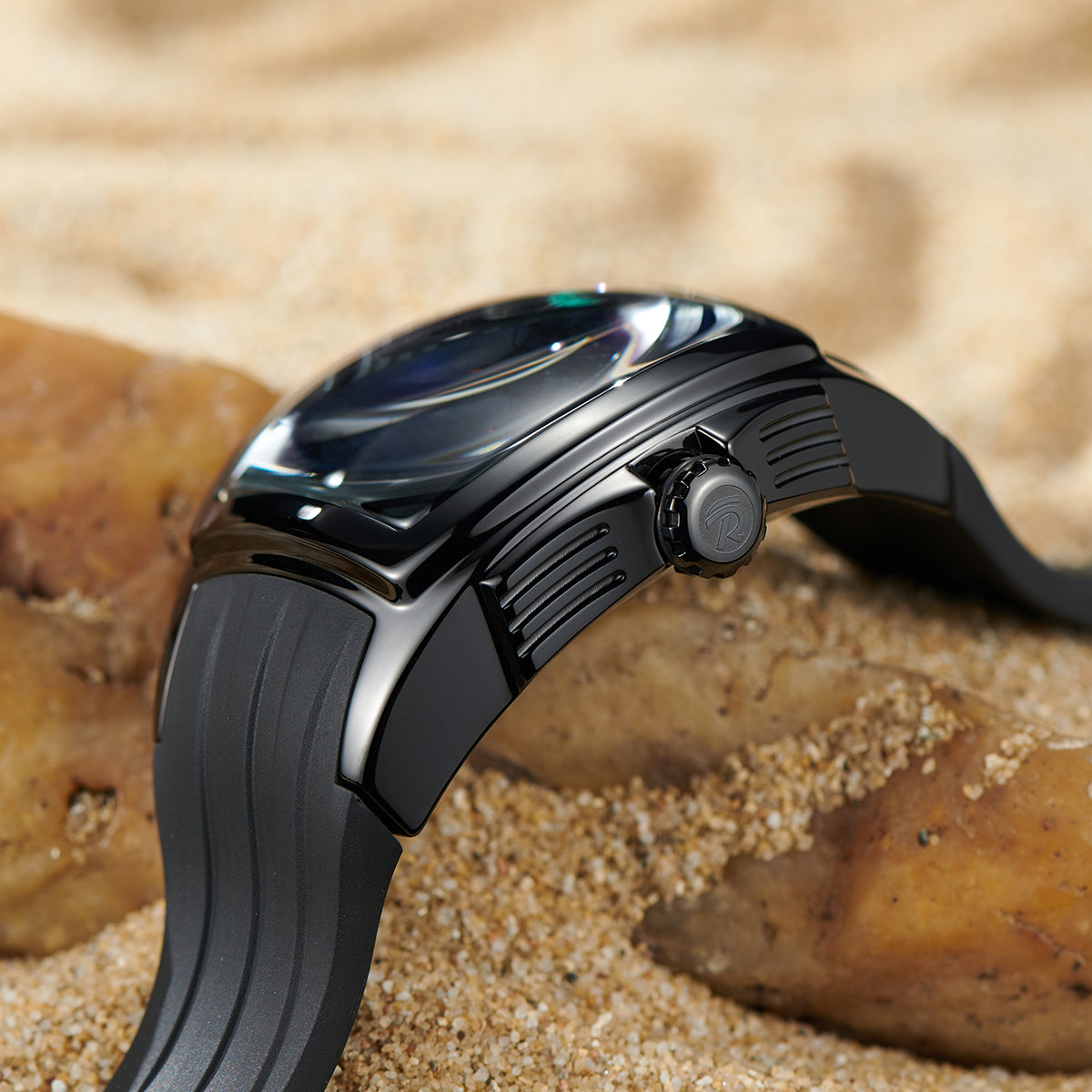 Reef Tiger Men's Aurora Chinese Dragon Skeleton Automatic Watch image 6