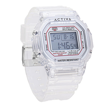 INVICTA x ACTIVA Men's Digital 45mm Watch Translucent