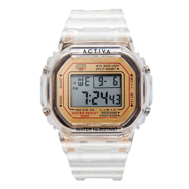 INVICTA x ACTIVA Men's Digital 45mm Watch Translucent