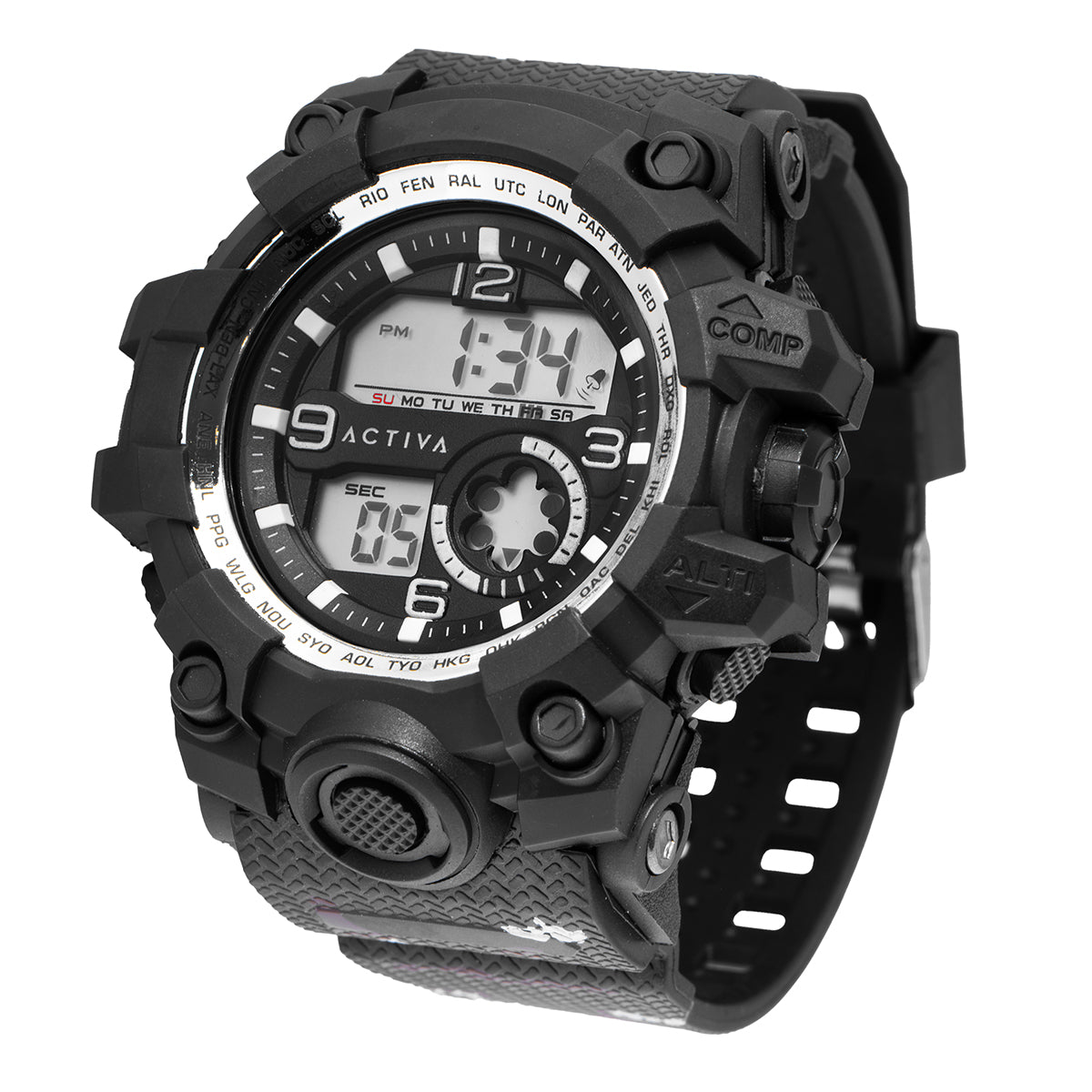 INVICTA x ACTIVA Men's Gas Mask Digital 54mm Watch