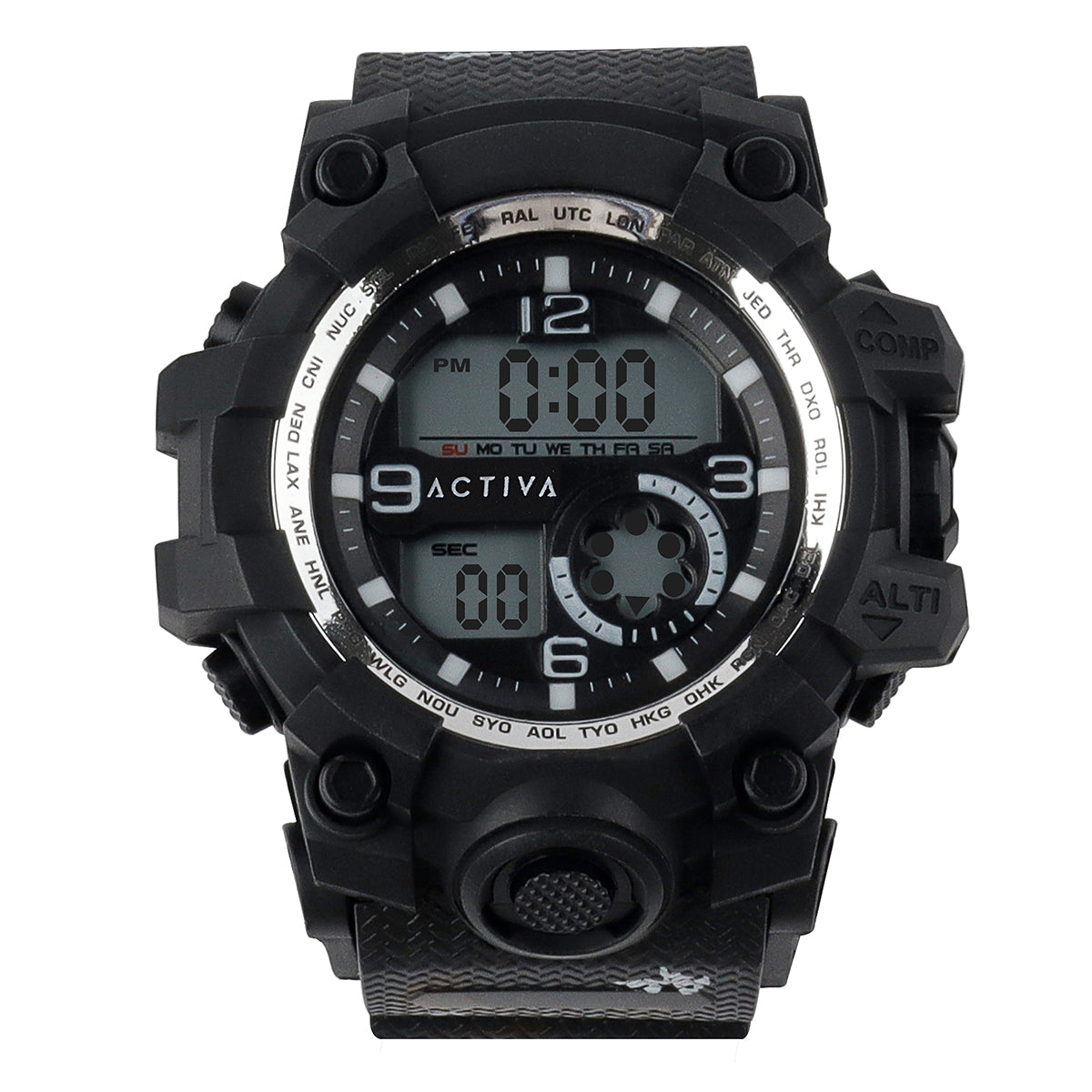 INVICTA x ACTIVA Men's Gas Mask Digital 54mm Watch