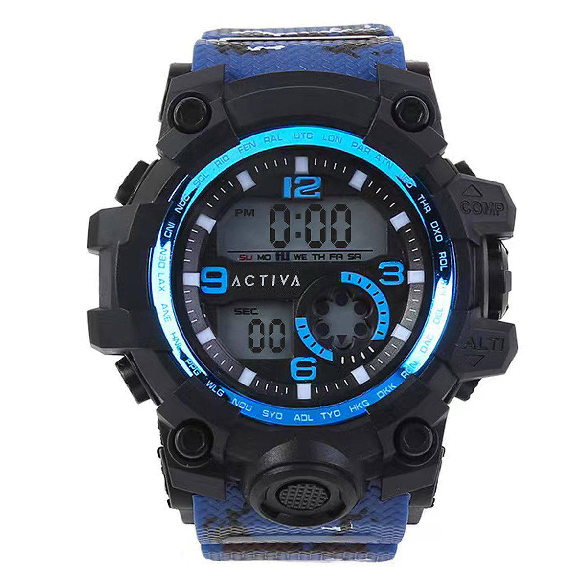 INVICTA x ACTIVA Men's Gas Mask Digital 54mm Watch