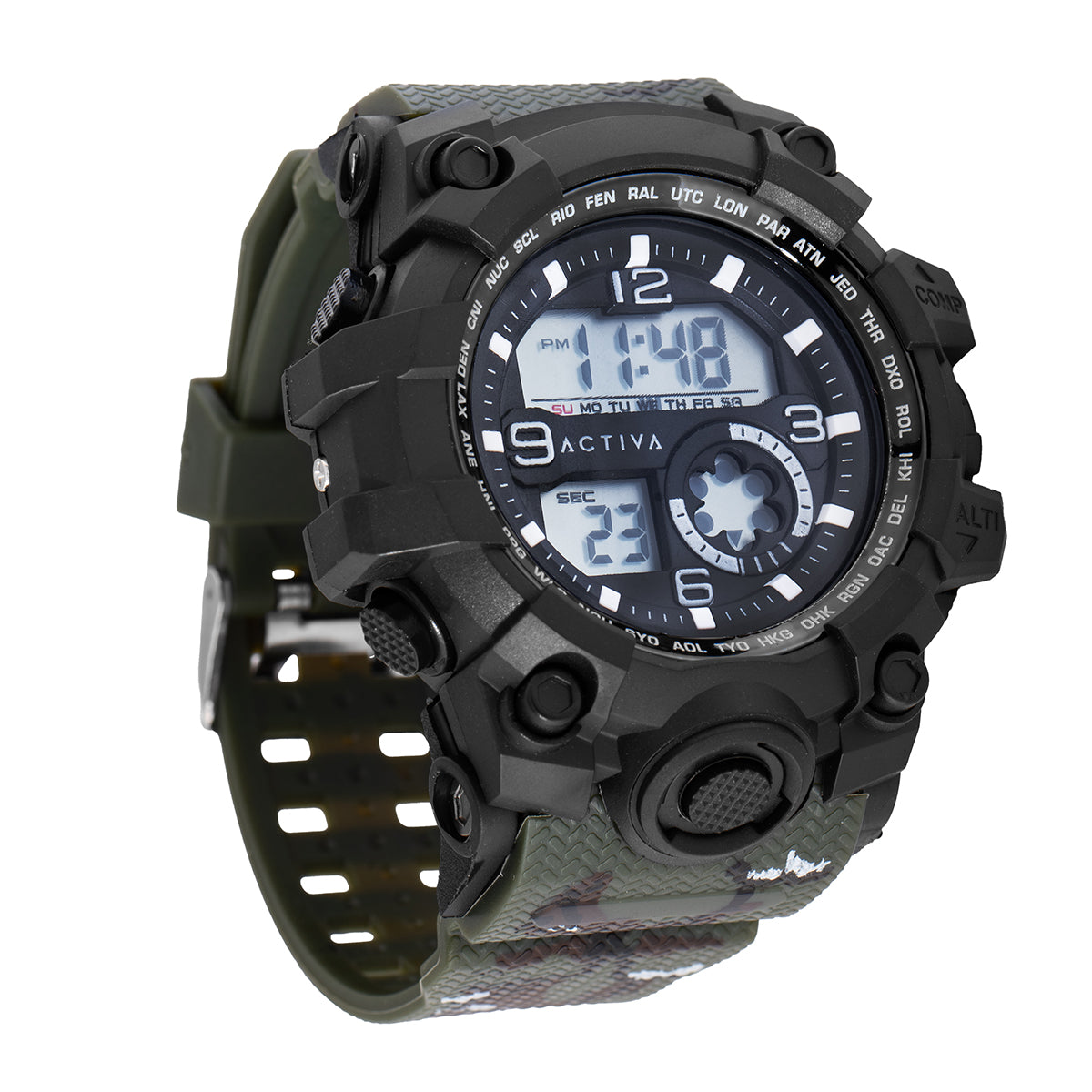 INVICTA x ACTIVA Men's Gas Mask Digital 54mm Watch