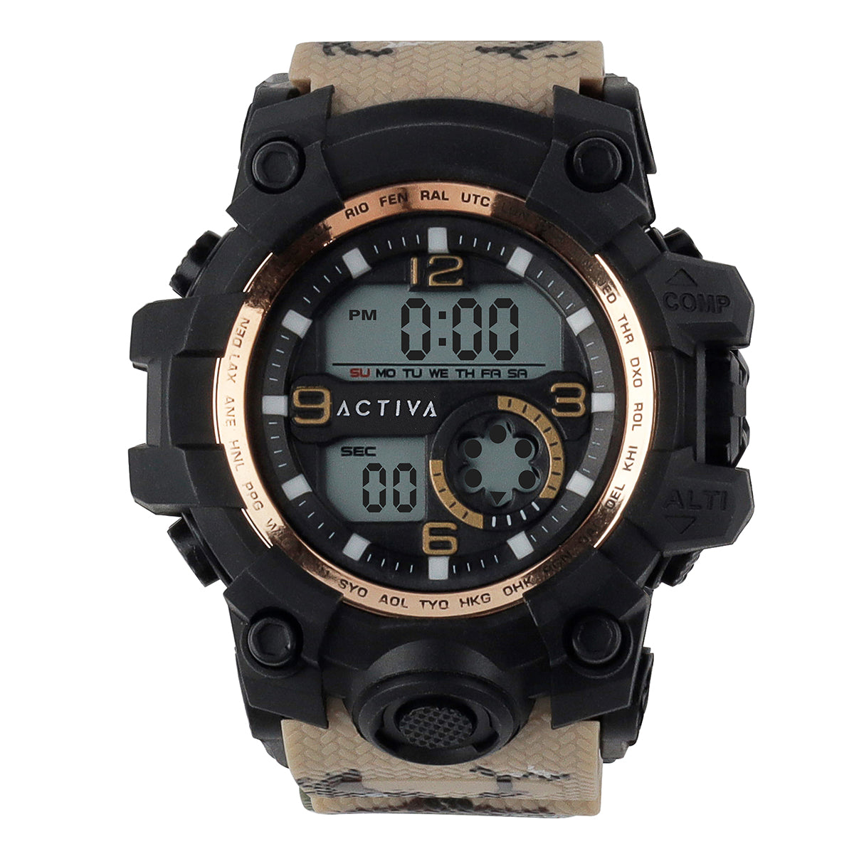 INVICTA x ACTIVA Men's Gas Mask Digital 54mm Watch