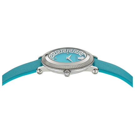 Versace Women's Greca Flourish 35mm Blue Quartz Watch image 3