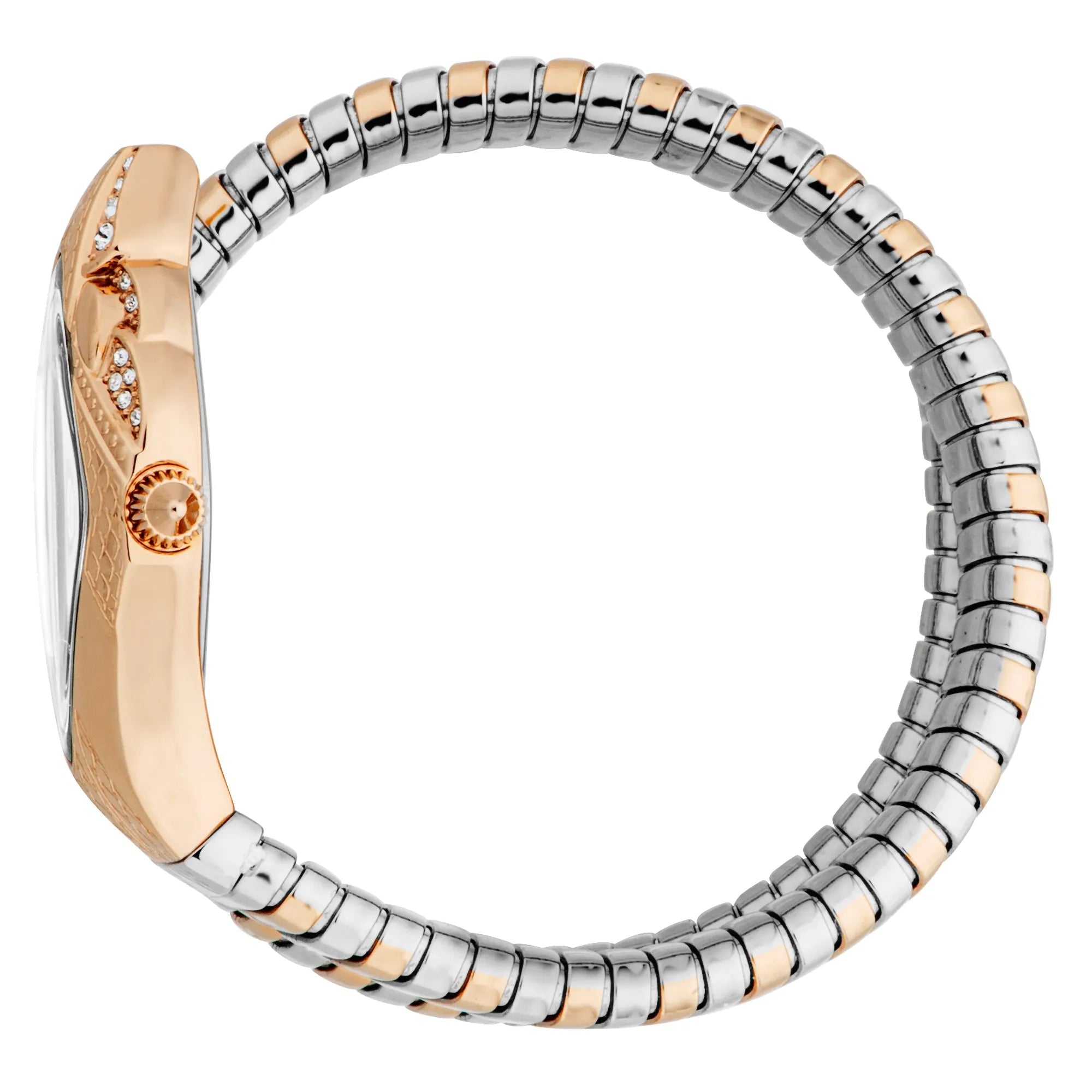 Just Cavalli Signature Snake Ferocious Two Tones RG Silver image 2