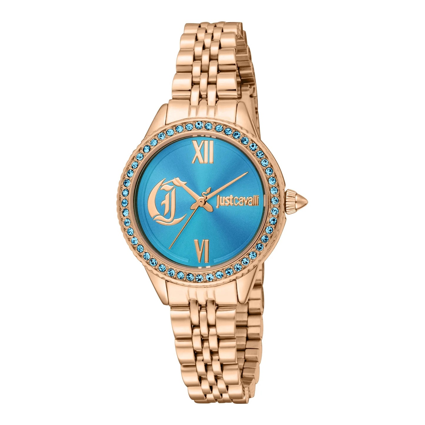 Just Cavalli Glam Chic Forward Rose Gold Turquoise image 0