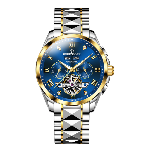 Reef Tiger Men's Classic Motion Day Date Automatic Watch RGA8235 image 0