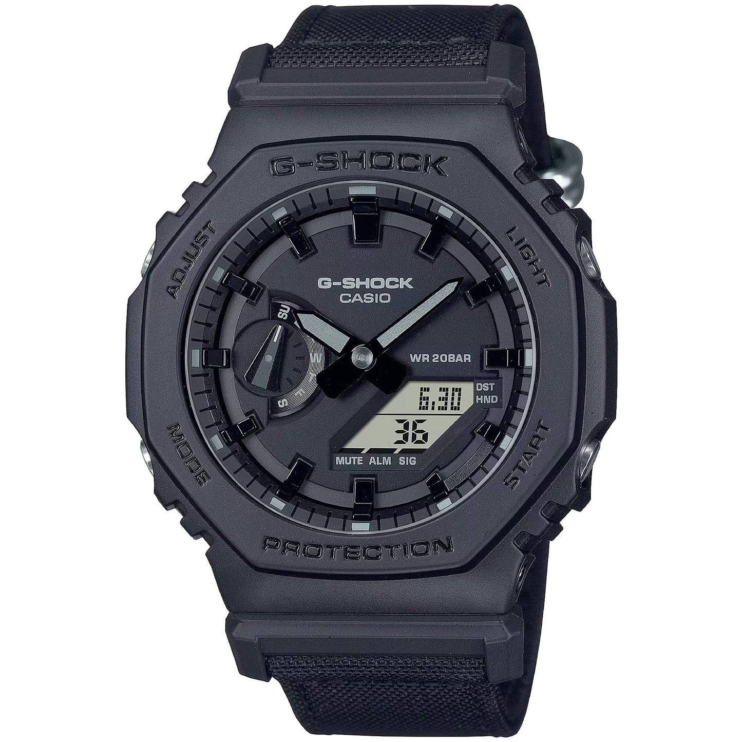 CASIO Men's G-Shock Watch Black Nylon GA-2100BCE-1AER image 0