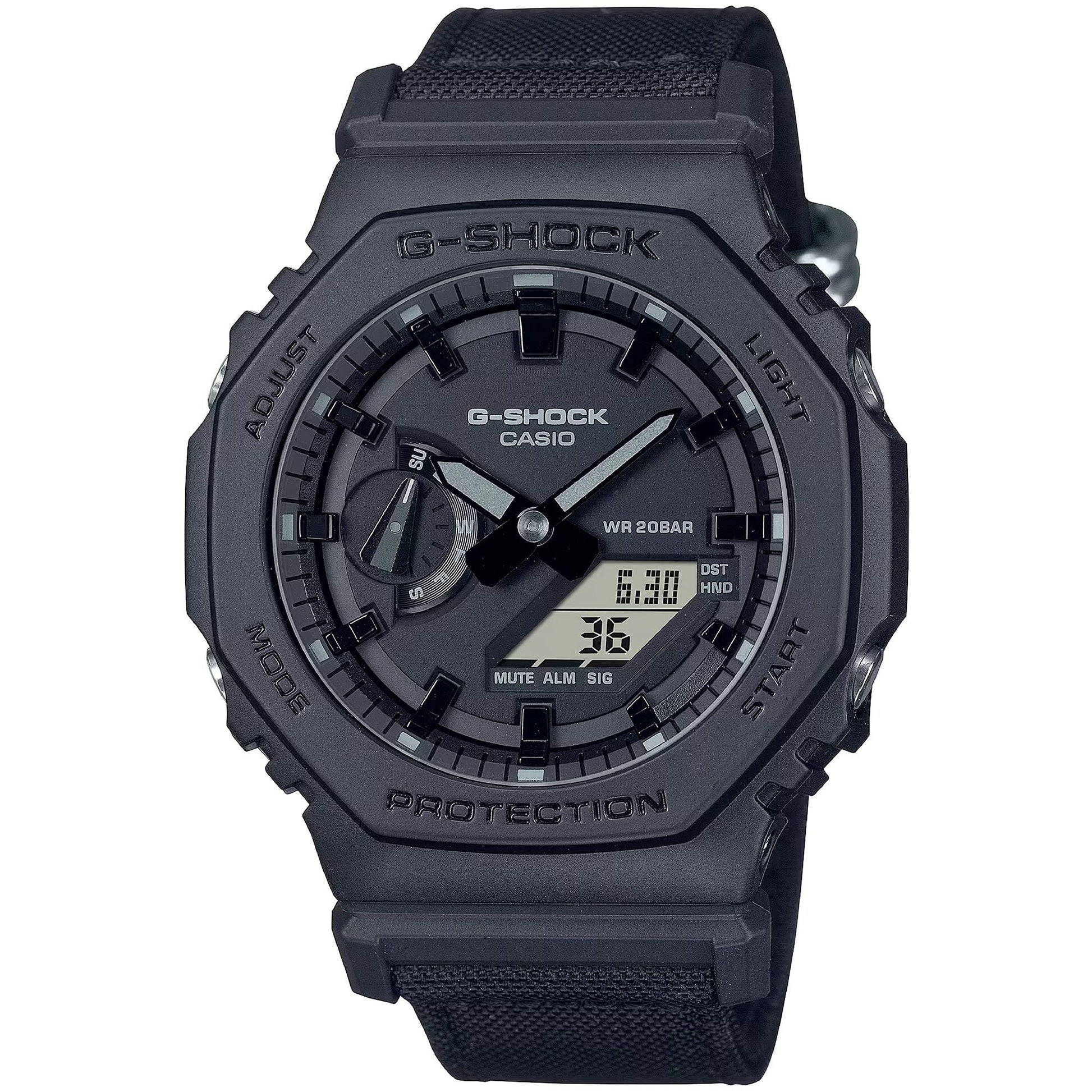 CASIO Men's G-Shock Watch Black Nylon GA-2100BCE-1AER image 0