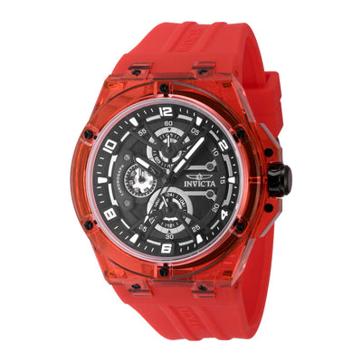 INVICTA Men's Racing Arcane-R Translucent 46mm Watch Black/Red image 0
