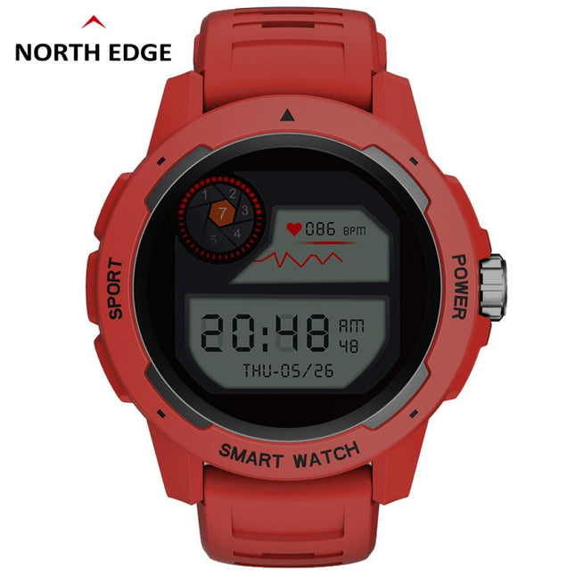 NORTH EDGE Tactical Mars 2 Smart Watch Red image 0