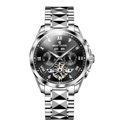 Reef Tiger Men's Classic Motion Day Date Automatic Watch RGA8235 - Steel image