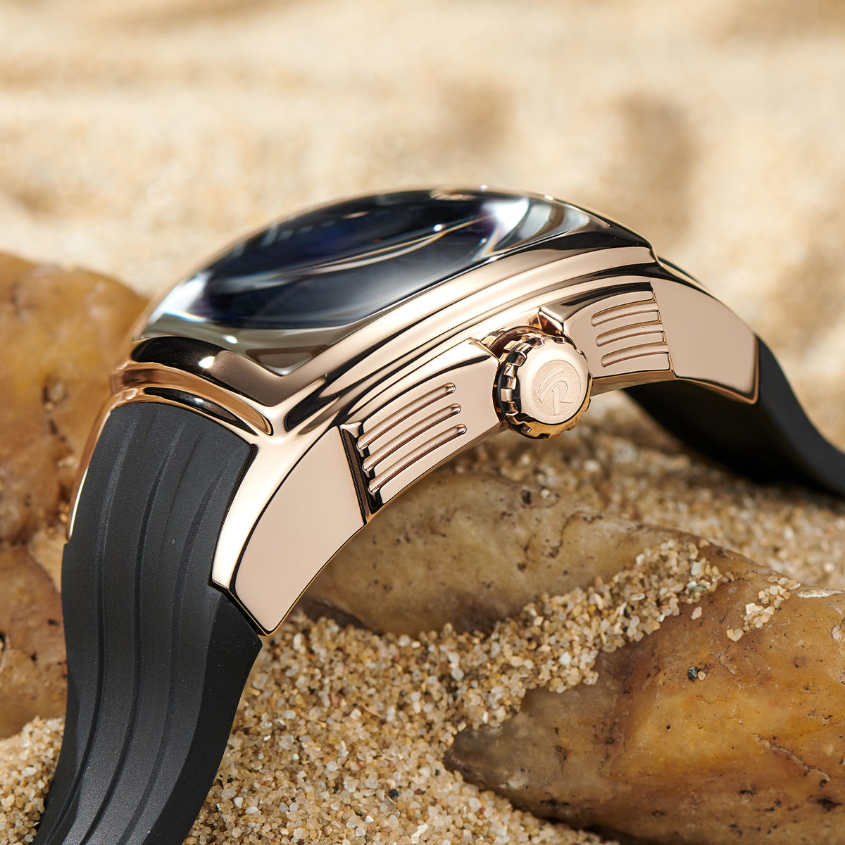 Reef Tiger Men's Aurora Chinese Dragon Skeleton Automatic Watch image 5