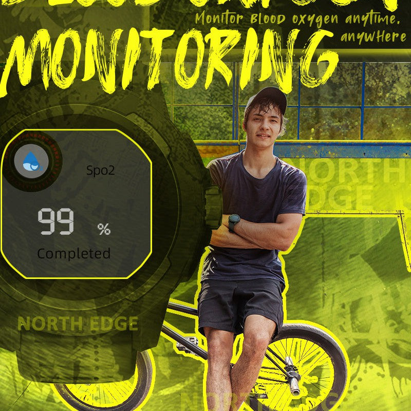 NORTH EDGE Tactical Mars 2 Smart Watch Blue image 8