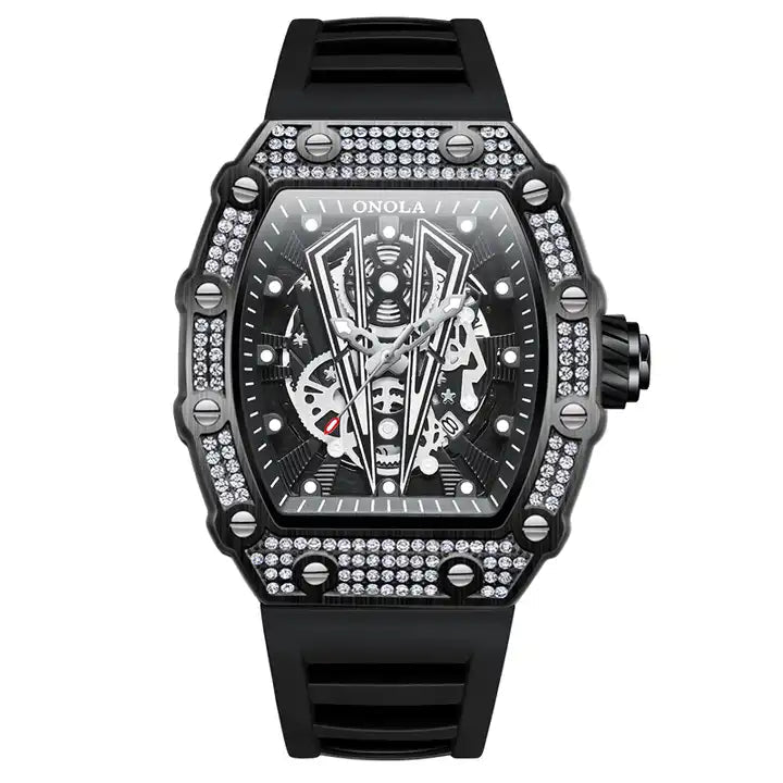 ONOLA Sir V Iced Quartz Watch image 0