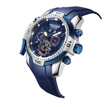 Reef Tiger Men's Aurora Transformers Skeleton Automatic Mechanical Watch image 7